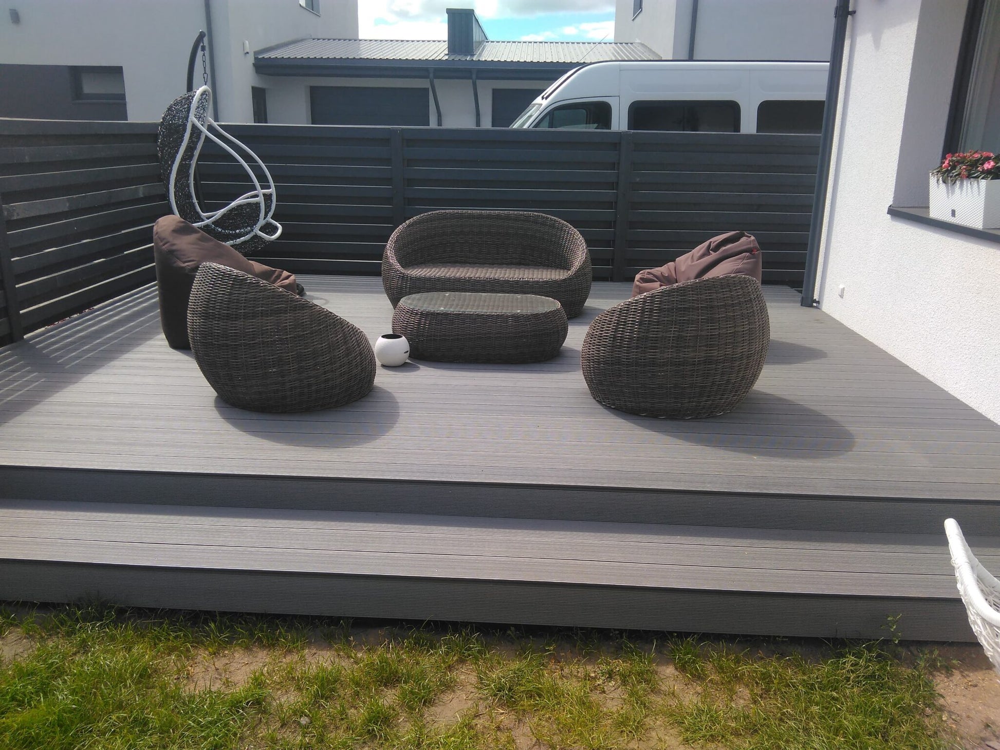 WPC terrace board ART-1 (145mmx24mm).