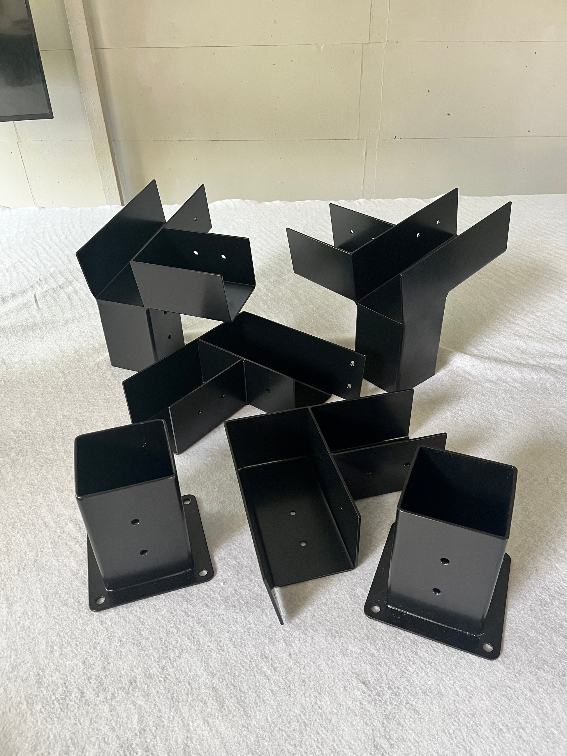 Terases slope wall-mounted canopy bracket kit for 95x95mm lumber, designed for 10° slope support and sturdy construction.