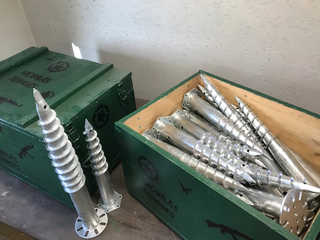 Screw pile M-type (R-top).