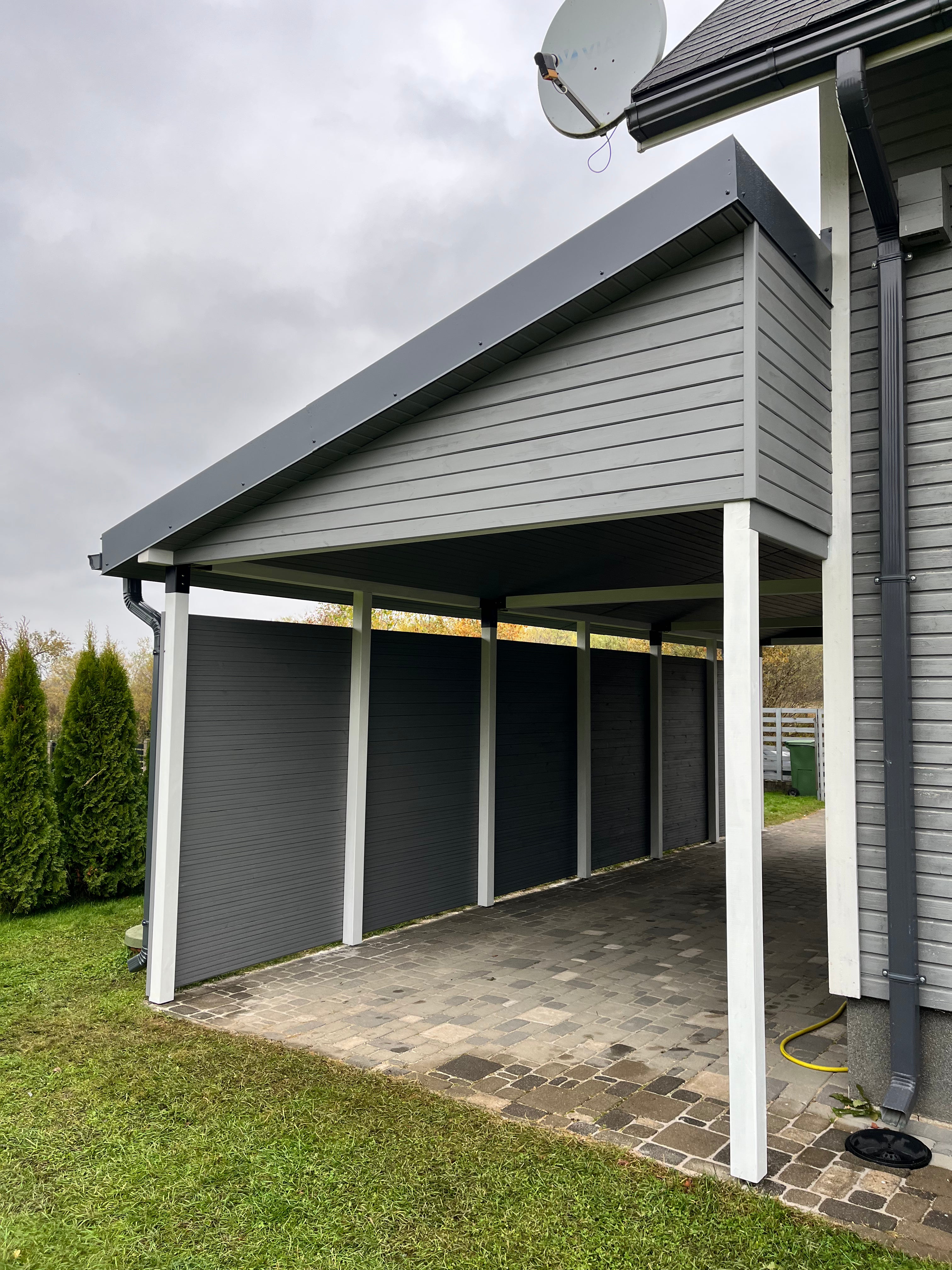 Modular carport 10mx4m.