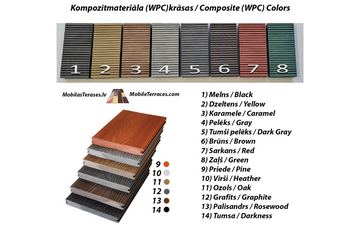 color palette for composite deck boards