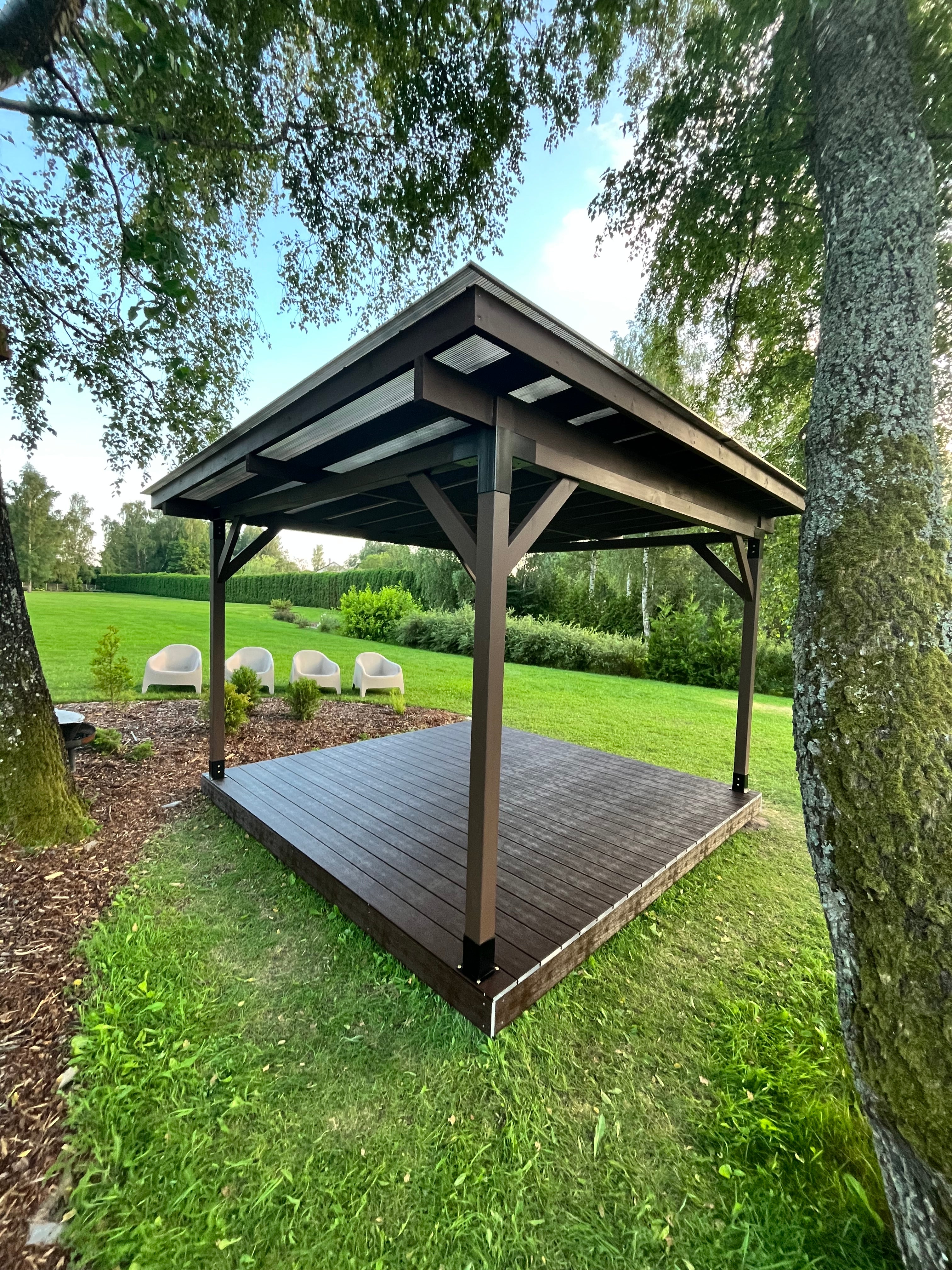 3-way Corner Bracket for Canopy (95x95mm lumber).