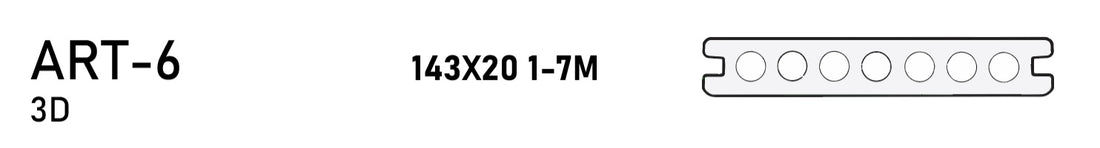 WPC terrace board ART-6 3D(143x20mm).