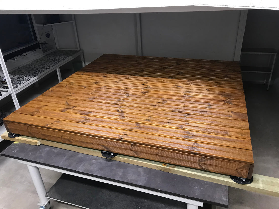 3 different type terrace decks