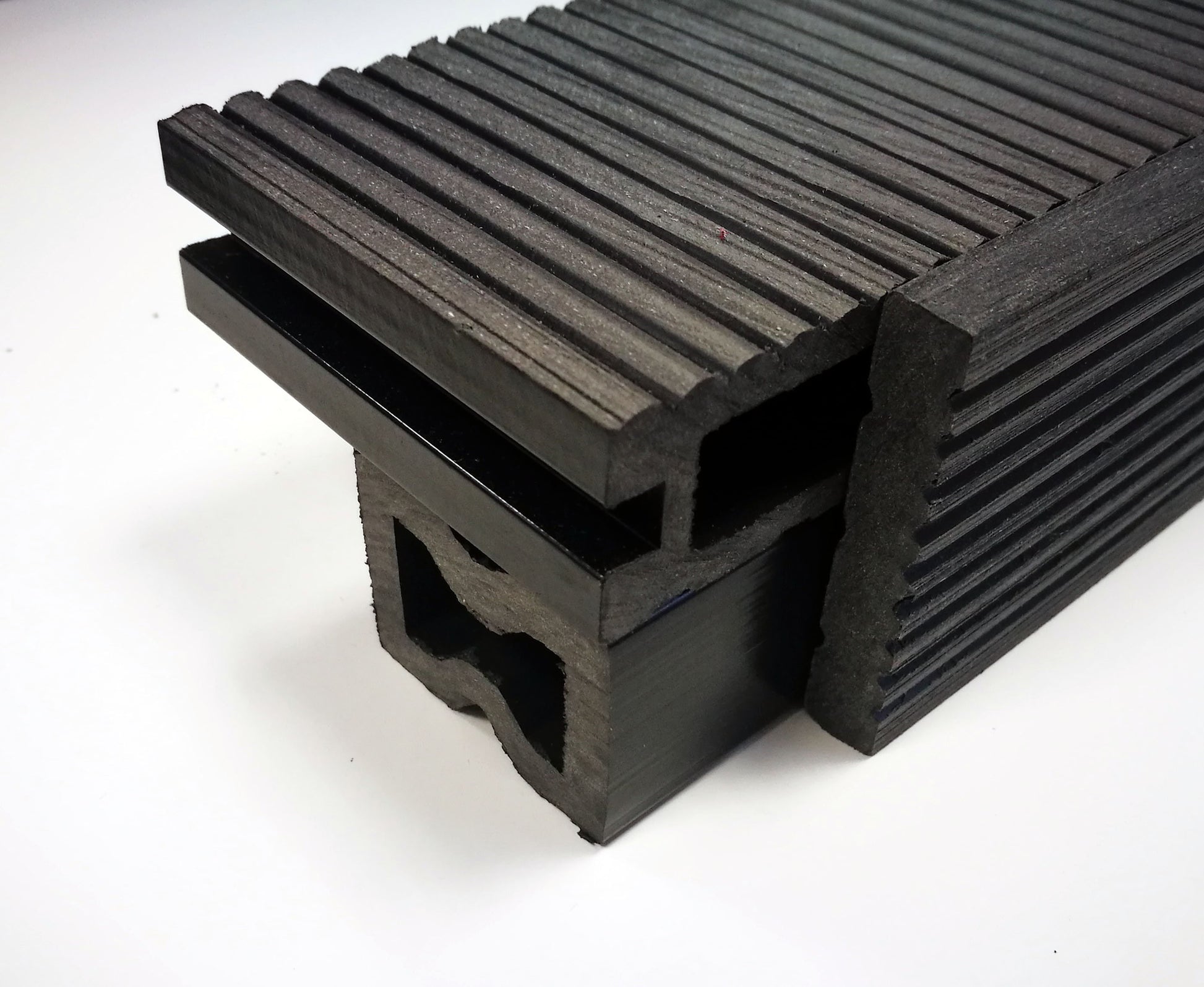 WPC terrace decorative trim strip (54x10x3000mm).