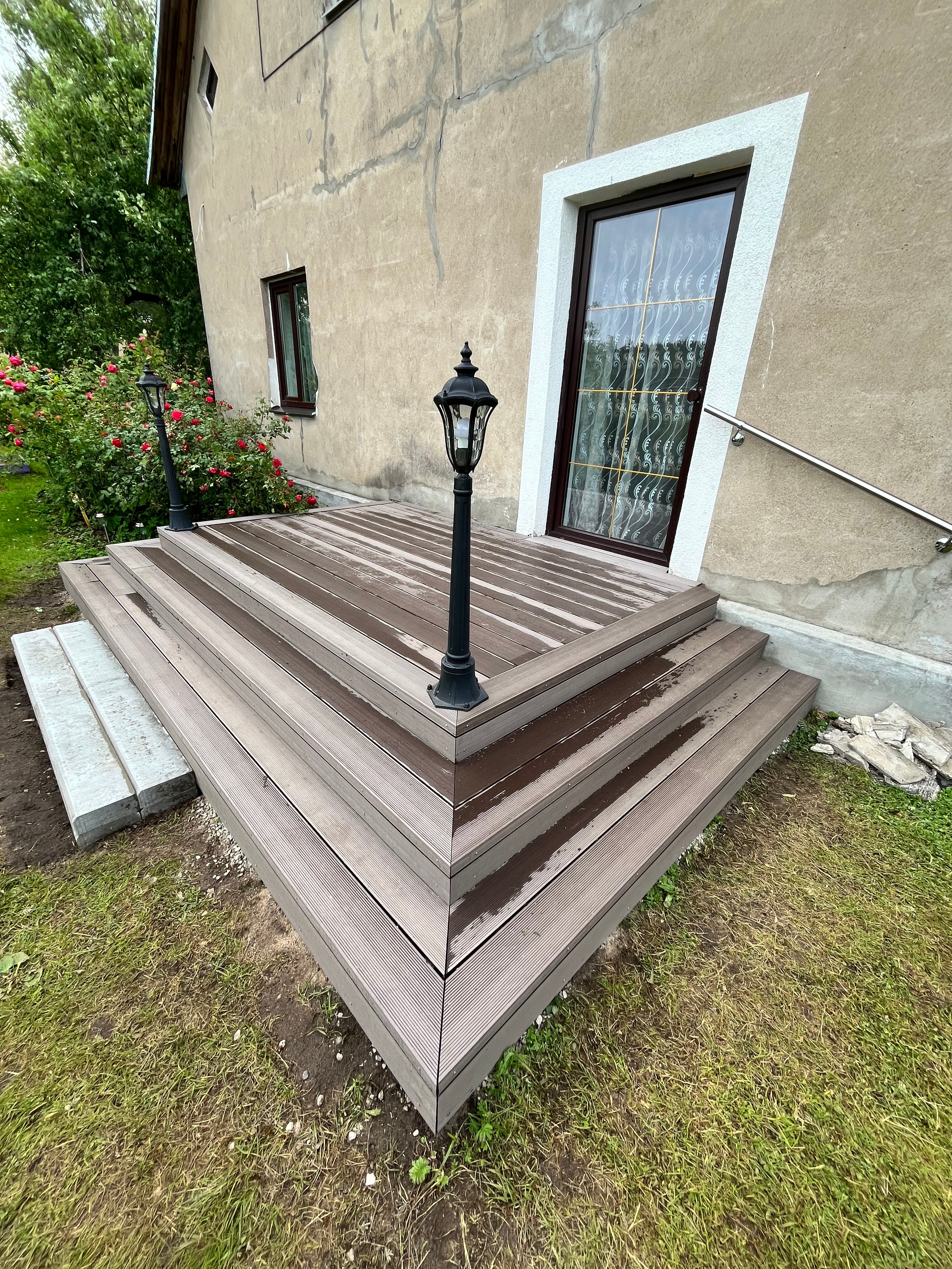 WPC terrace board ART-5 (148mmx24mm).