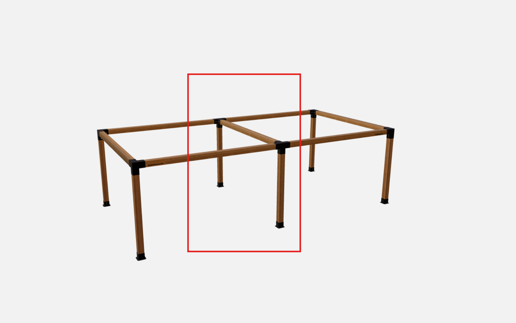 Pergola Extender Kit(145x145mm lumber)