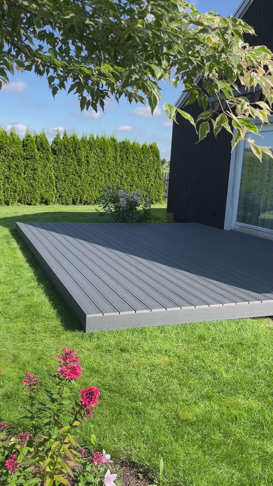 Kompozītmateriāla (WPC) dēļu terases klājs 6mx4,5m