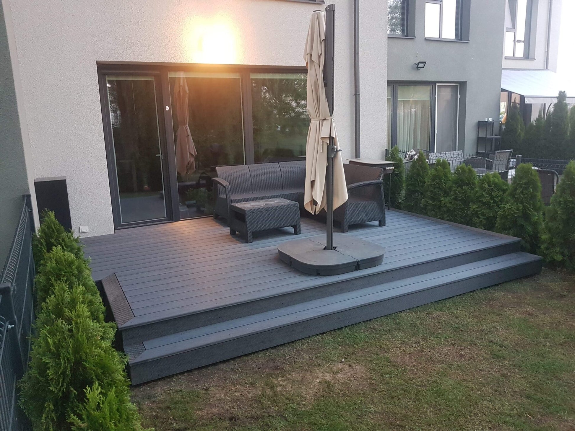 WPC terrace board ART-1 (145mmx24mm).