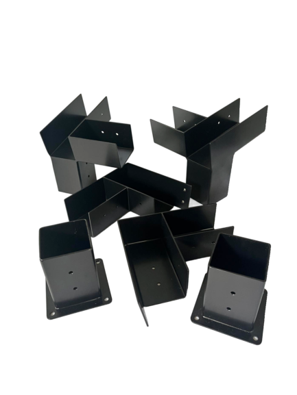 Terases slope wall-mounted canopy bracket kit for 10° slope, fits 95x95mm lumber, shown mounted on outdoor structure.