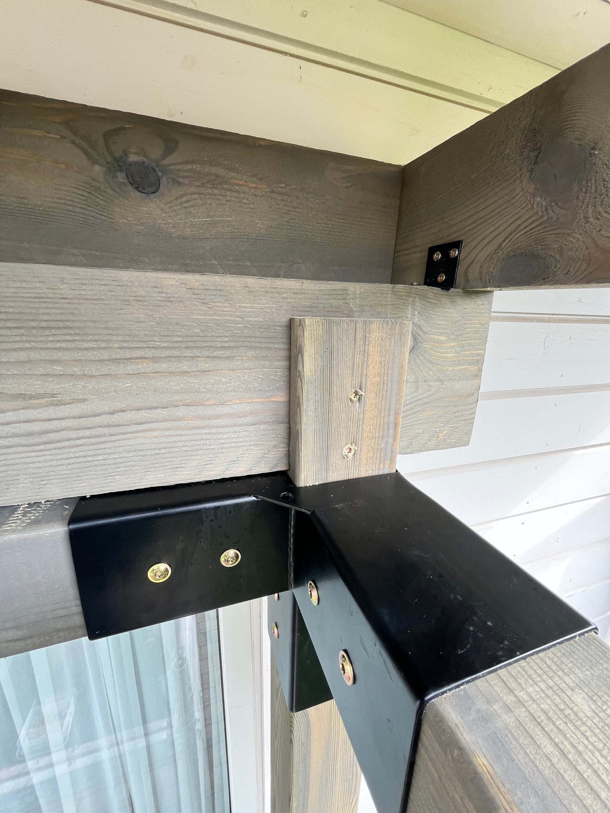 3-way Corner Bracket for Canopy (95x95mm lumber).