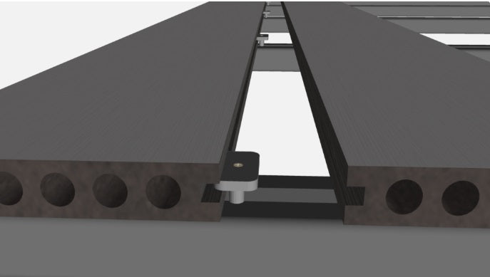 Plastic fasteners for WPC boards, 100 pcs..