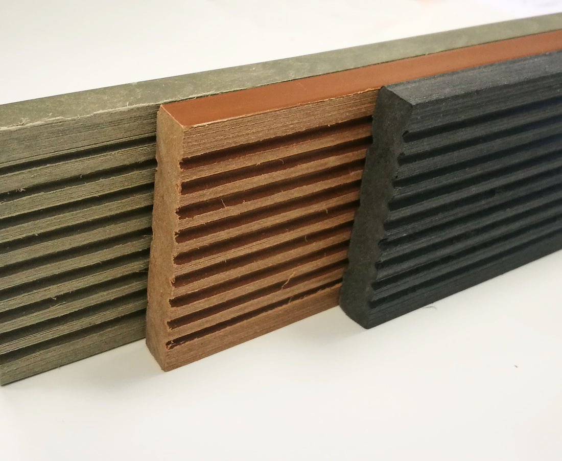 WPC terrace decorative trim strip (54x10x3000mm).